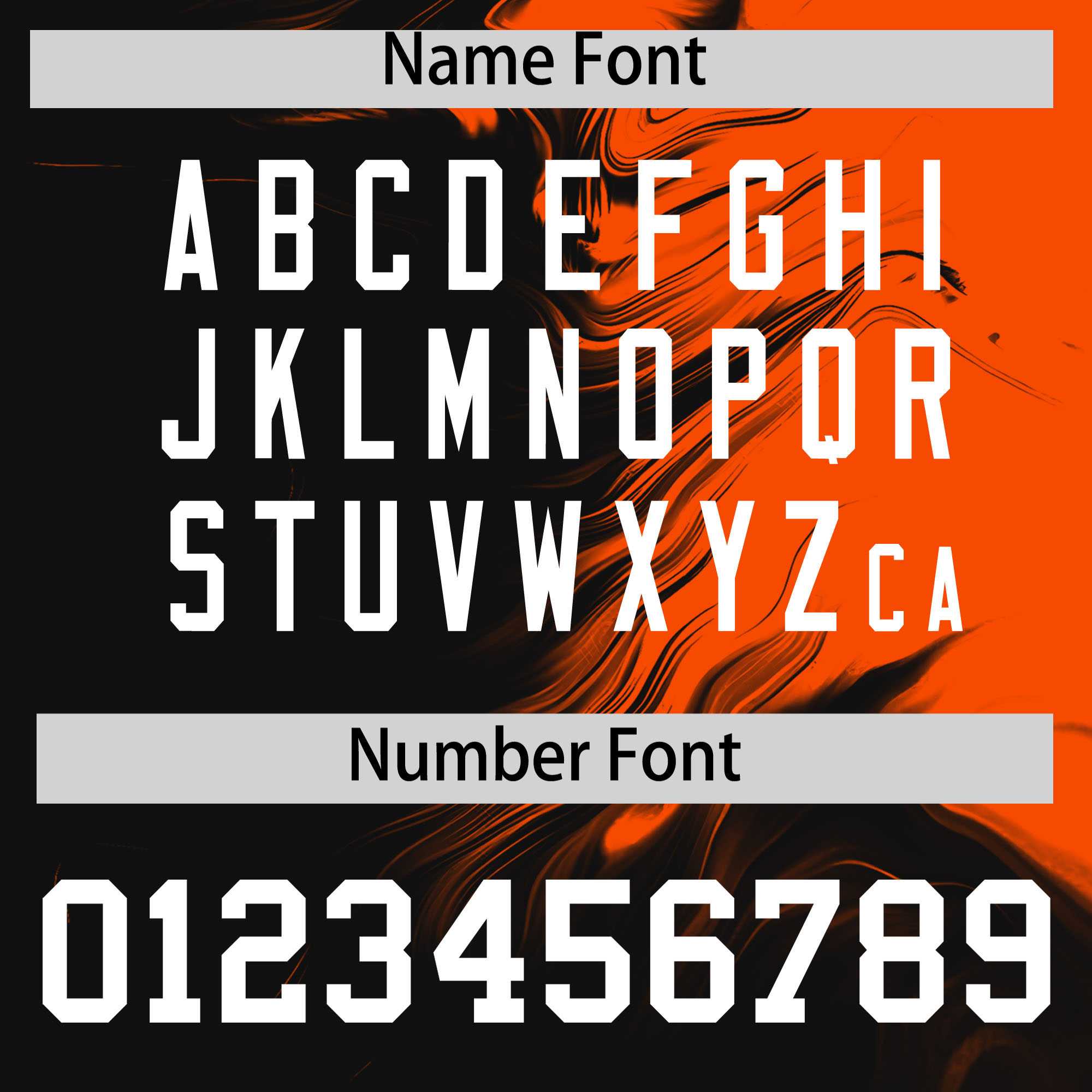 Custom Orange Black Personalized Ink Pattern Authentic Baseball Jersey| KXKSHOP