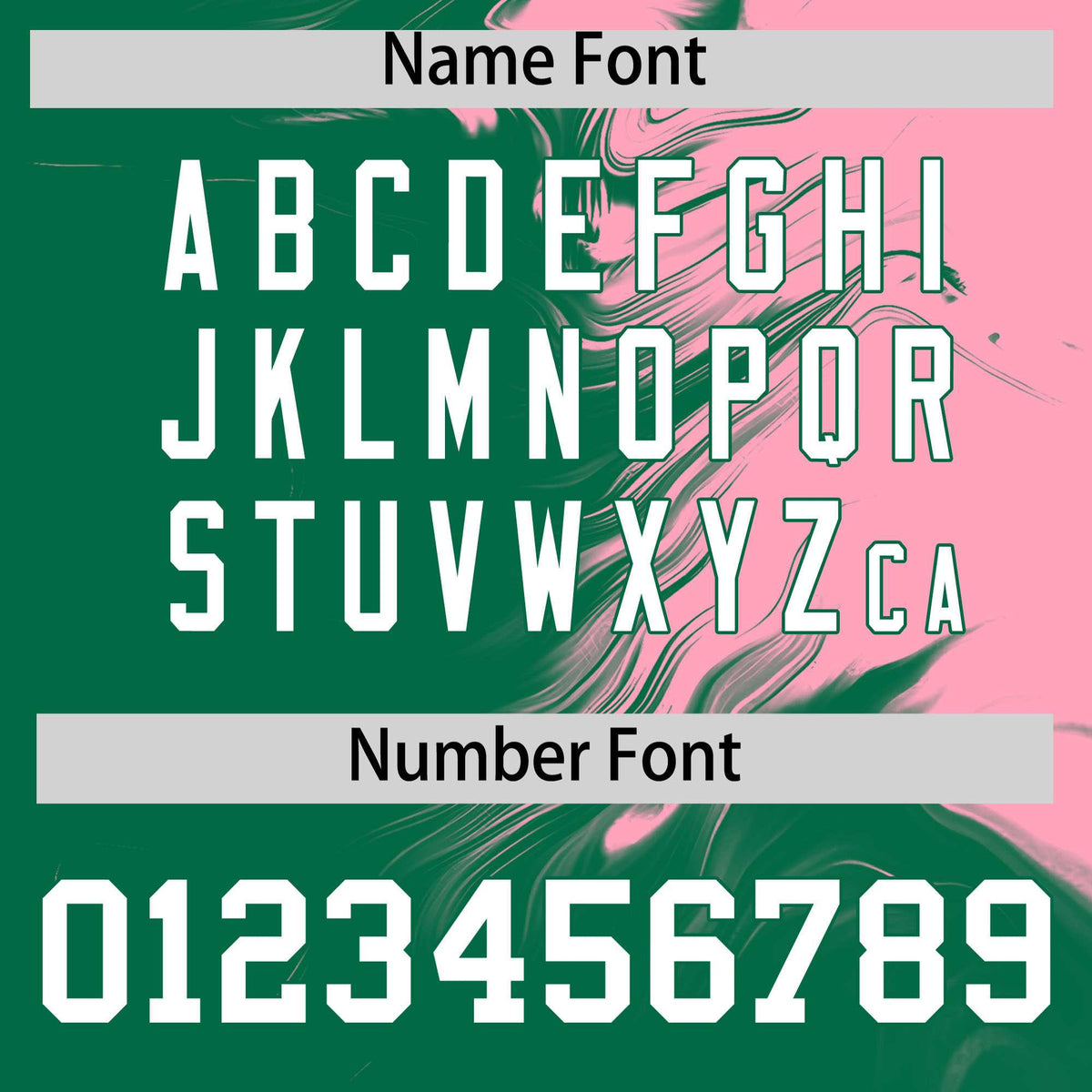 Custom Light Pink Kelly Green Personalized Ink Pattern Authentic Baseball Jersey| KXKSHOP