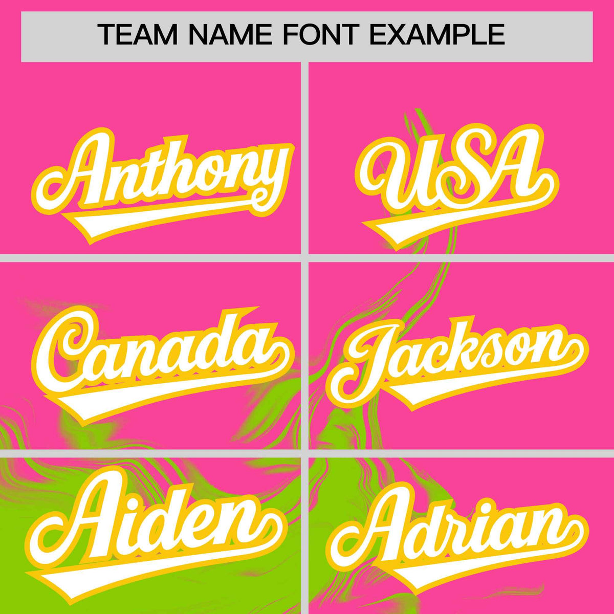 Custom Pink Neon Green Personalized Ink Pattern Authentic Baseball Jersey| KXKSHOP