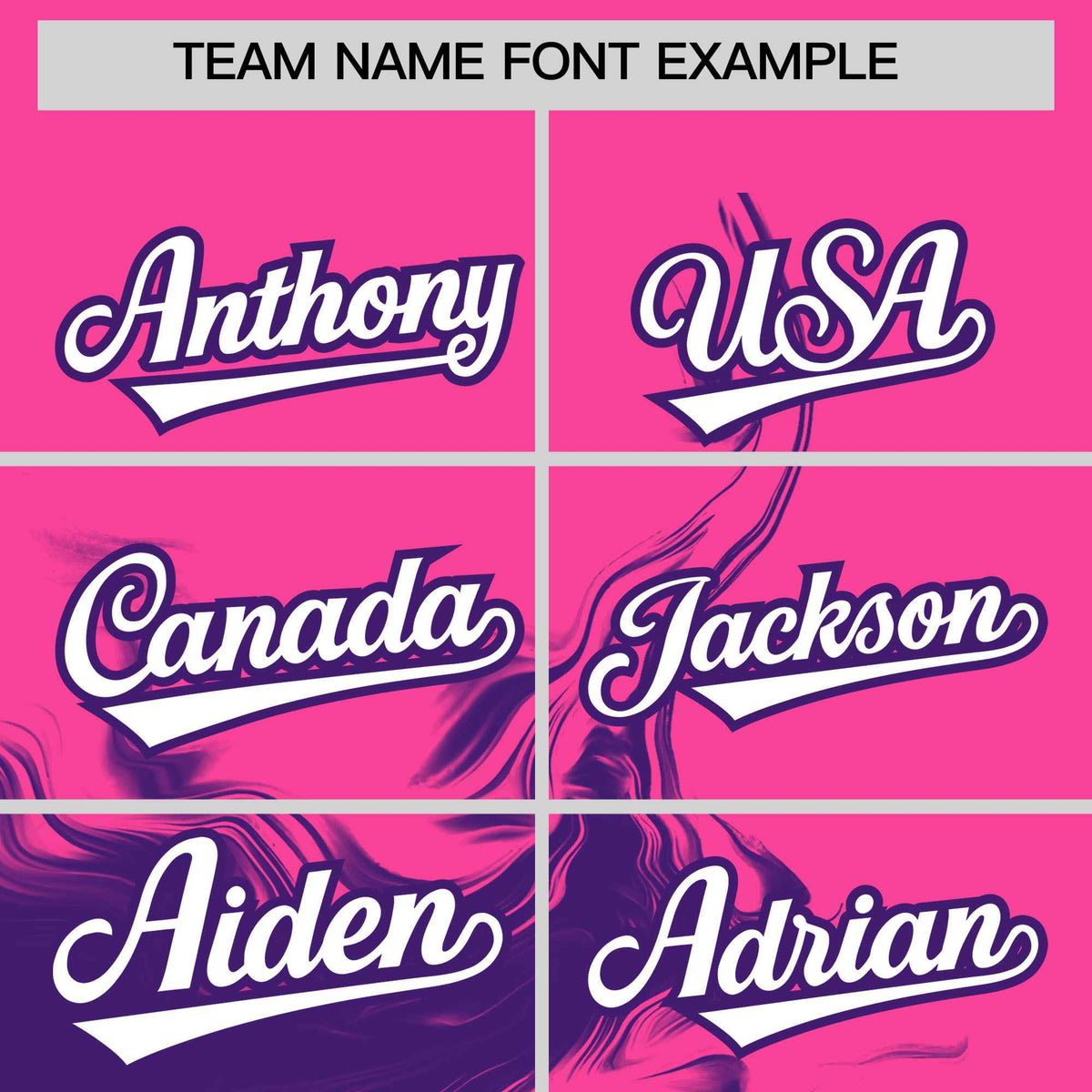 Custom Pink Purple Personalized Ink Pattern Authentic Baseball Jersey| KXKSHOP