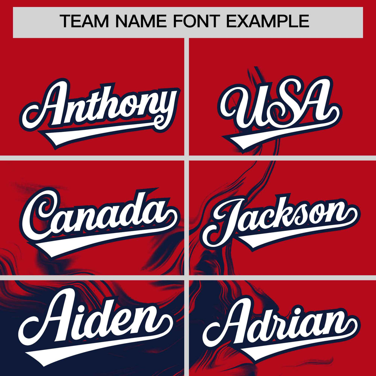 Custom Red Navy Personalized Ink Pattern Authentic Baseball Jersey| KXKSHOP