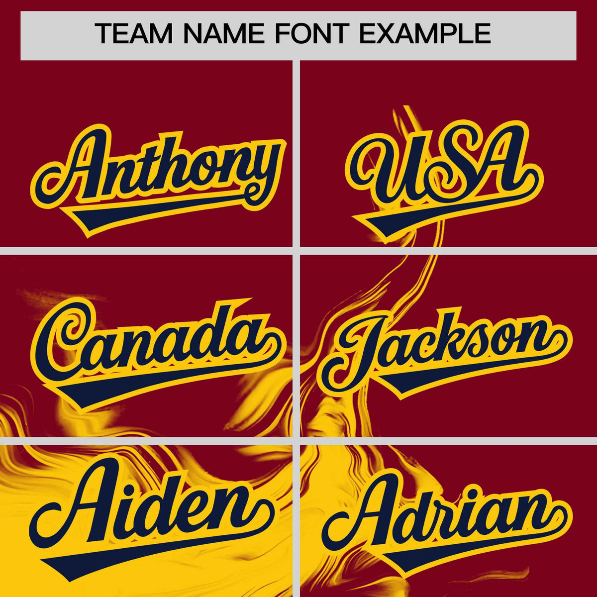 Custom Crimson Gold Personalized Ink Pattern Authentic Baseball Jersey| KXKSHOP