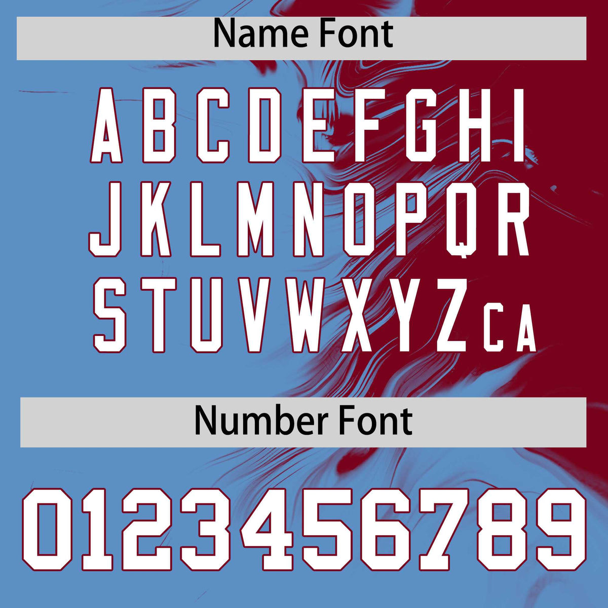 Custom Crimson Powder Blue Personalized Ink Pattern Authentic Baseball Jersey| KXKSHOP