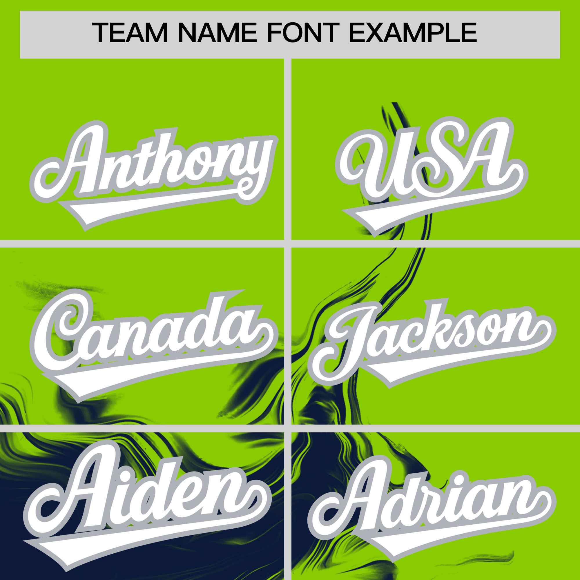 Custom Neon Green Navy Personalized Ink Pattern Authentic Baseball Jersey| KXKSHOP