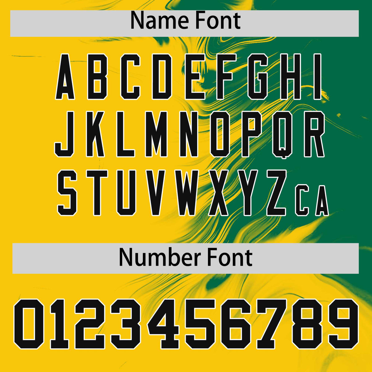 Custom Kelly Green Gold Personalized Ink Pattern Authentic Baseball Jersey| KXKSHOP