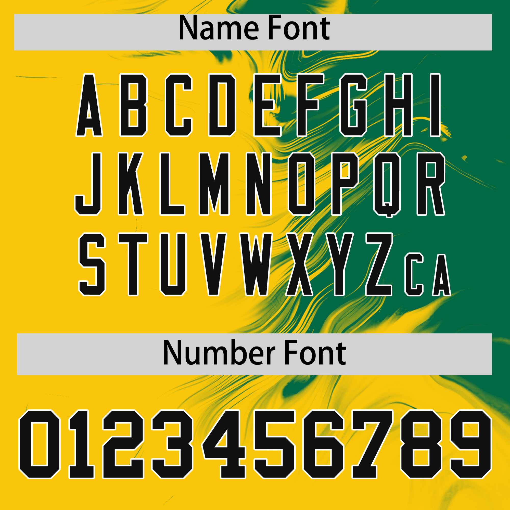 Custom Kelly Green Gold Personalized Ink Pattern Authentic Baseball Jersey| KXKSHOP