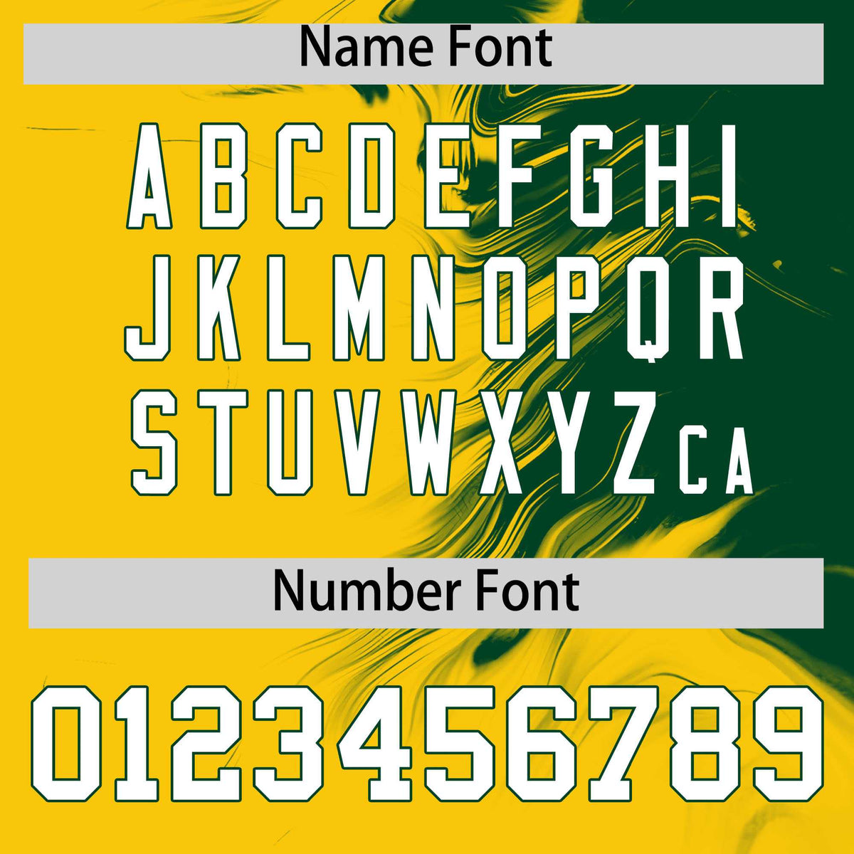 Custom Green Gold Personalized Ink Pattern Authentic Baseball Jersey| KXKSHOP