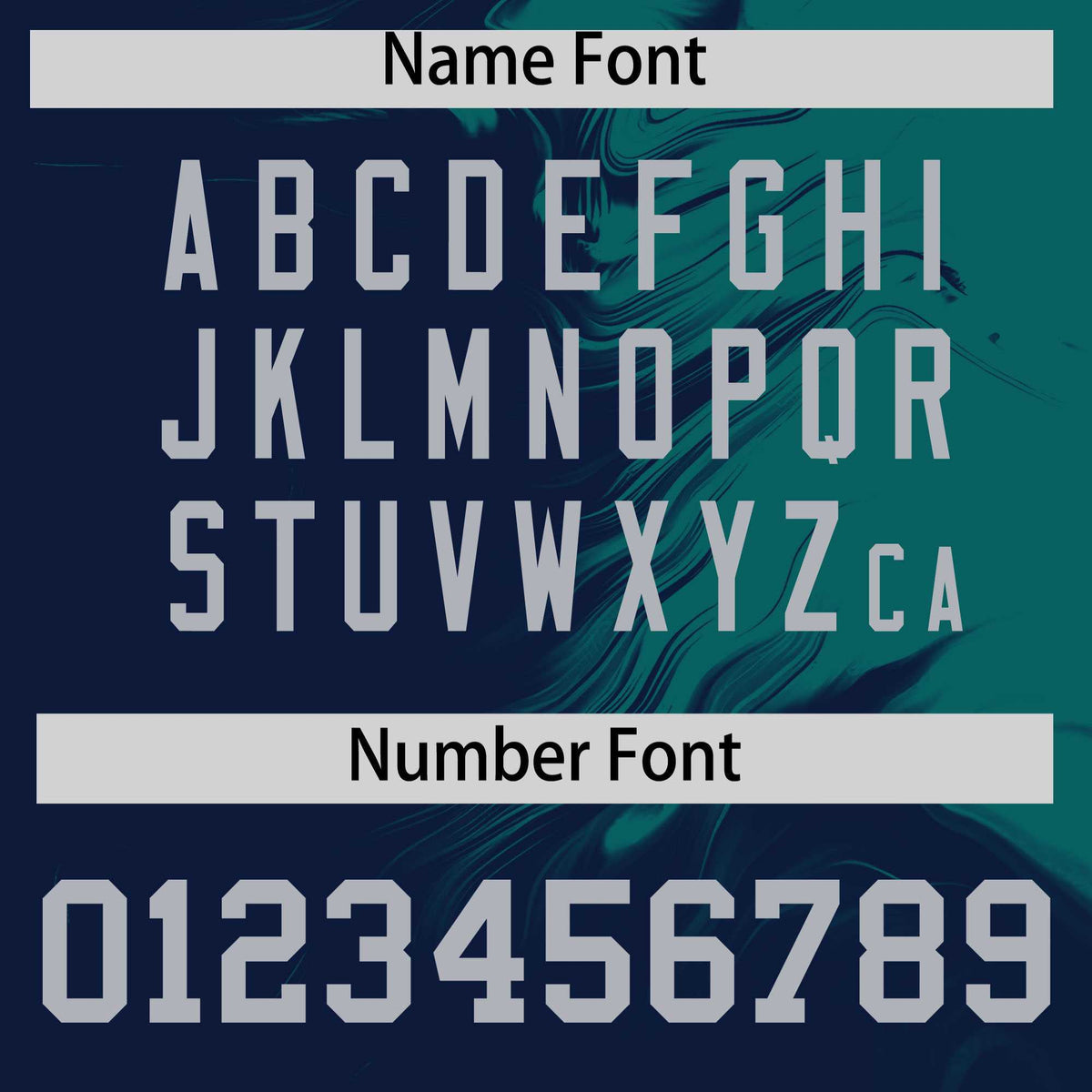 Custom Aqua Navy Personalized Ink Pattern Authentic Baseball Jersey| KXKSHOP