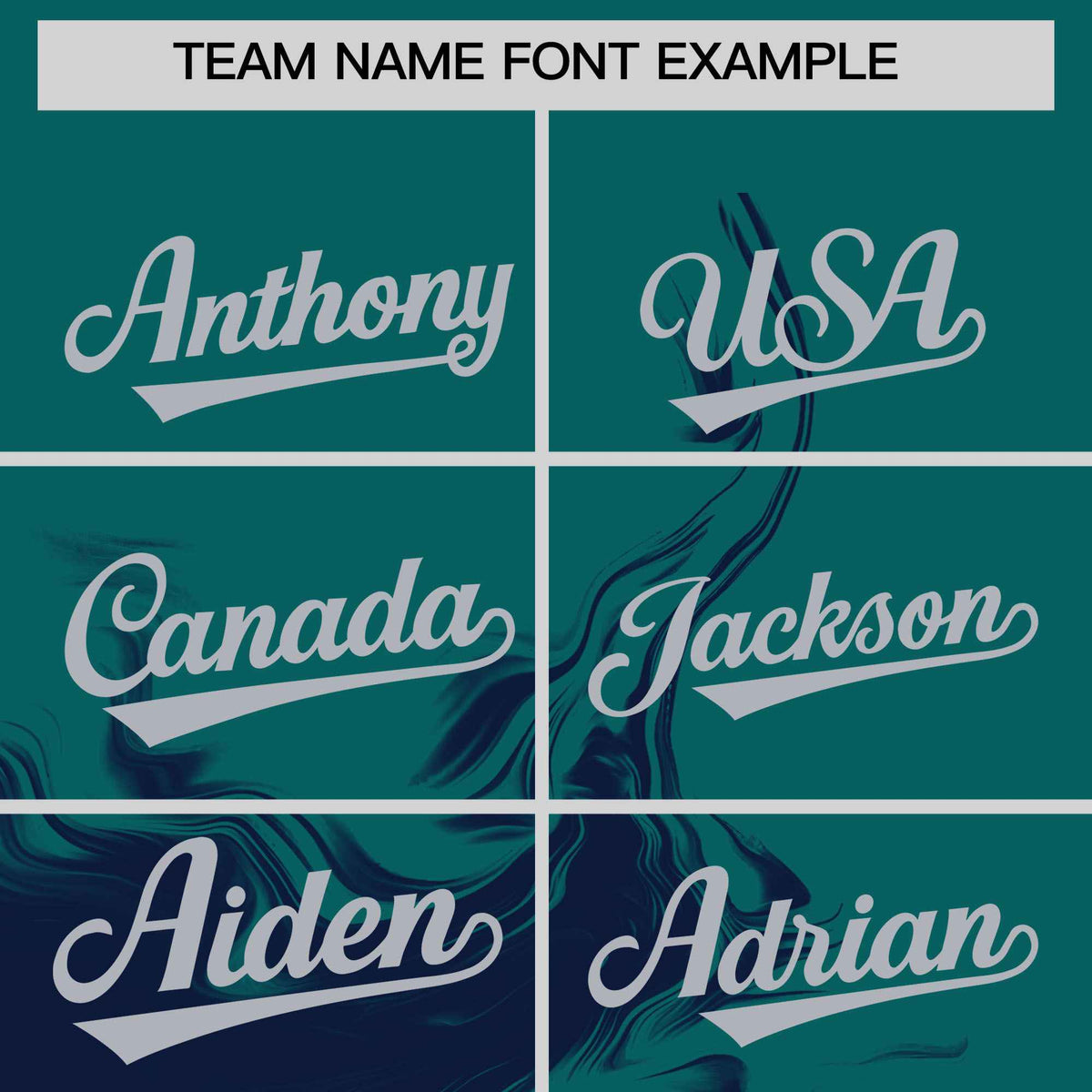 Custom Aqua Navy Personalized Ink Pattern Authentic Baseball Jersey| KXKSHOP