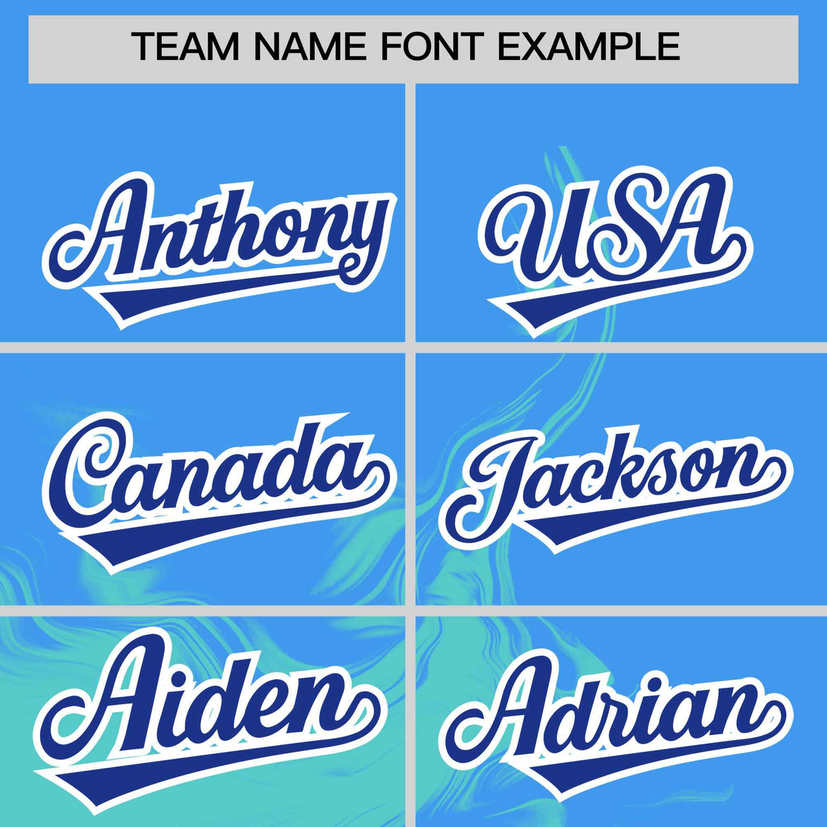 Custom Powder Blue Bright Green Personalized Ink Pattern Authentic Baseball Jersey| KXKSHOP