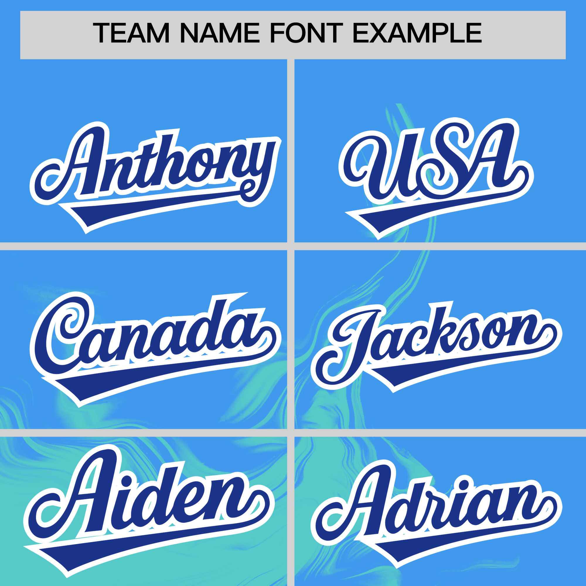 Custom Powder Blue Bright Green Personalized Ink Pattern Authentic Baseball Jersey| KXKSHOP