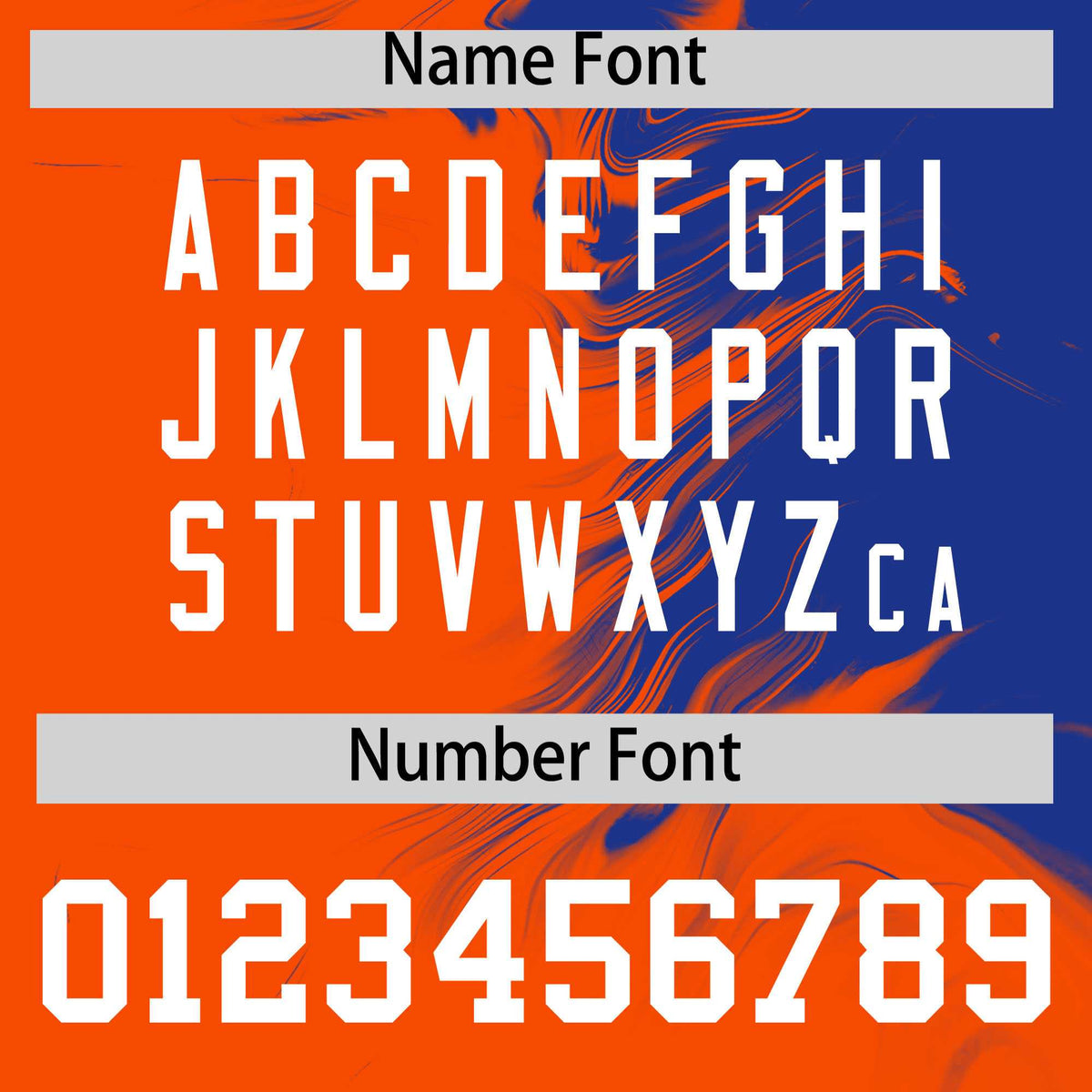 Custom Royal Orange Personalized Ink Pattern Authentic Baseball Jersey| KXKSHOP