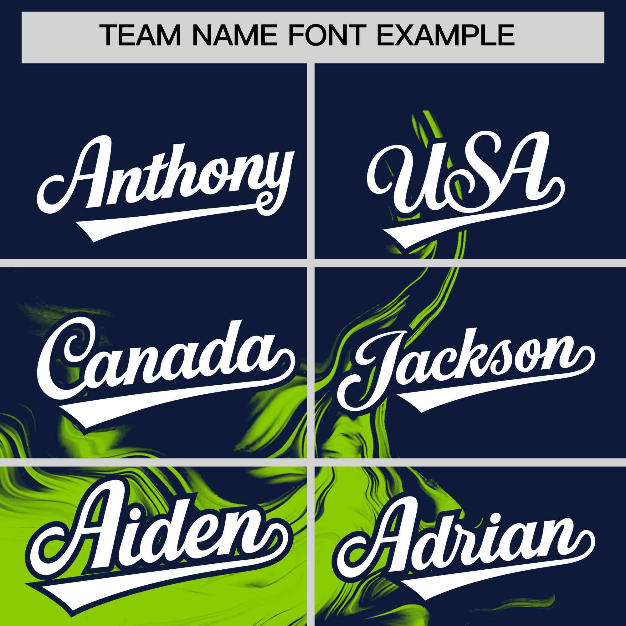 Custom Navy Neon Green Personalized Ink Pattern Authentic Baseball Jersey| KXKSHOP