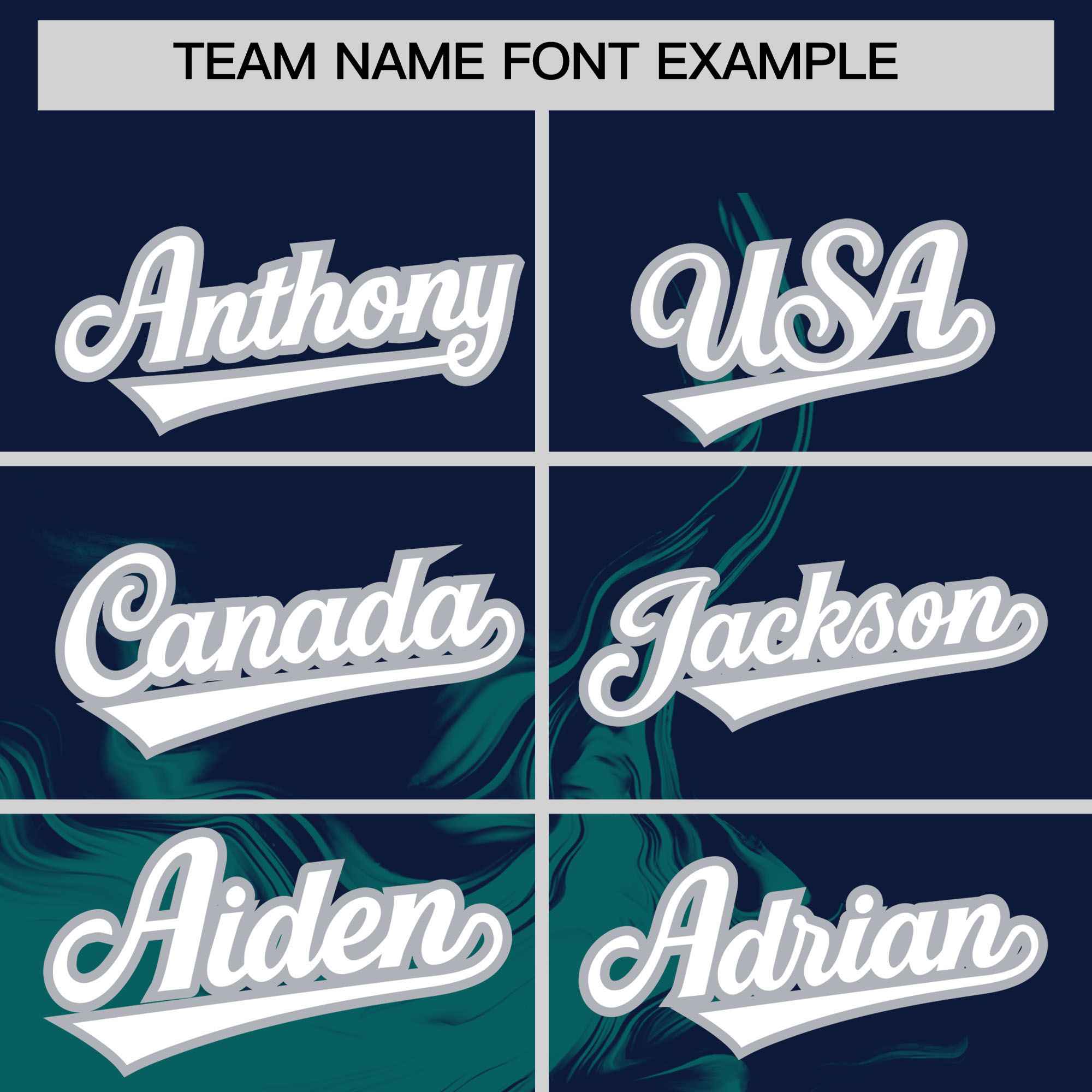 Custom Navy Aqua Personalized Ink Pattern Authentic Baseball Jersey| KXKSHOP