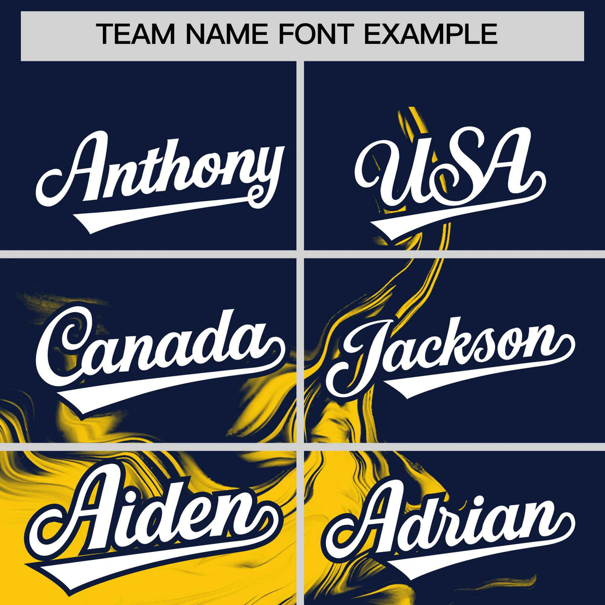 Custom Navy Gold Personalized Ink Pattern Authentic Baseball Jersey| KXKSHOP