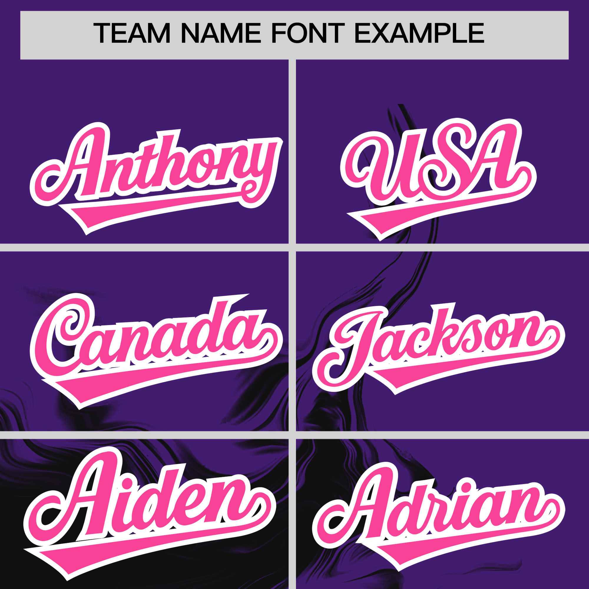 Custom Purple Black Personalized Ink Pattern Authentic Baseball Jersey| KXKSHOP