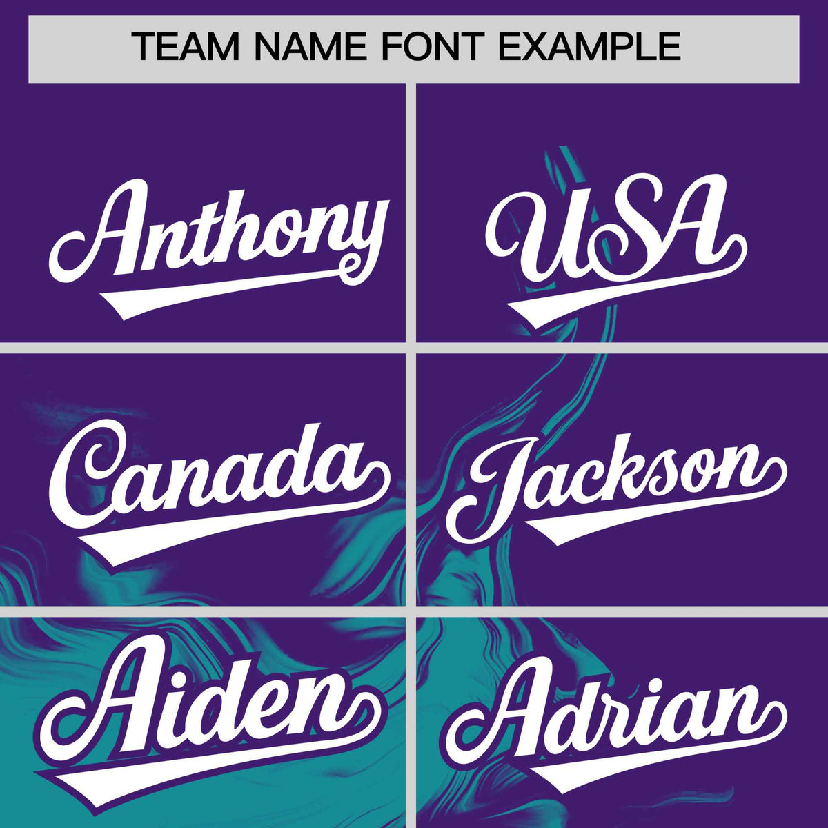 Custom Purple Aqua Personalized Ink Pattern Authentic Baseball Jersey| KXKSHOP
