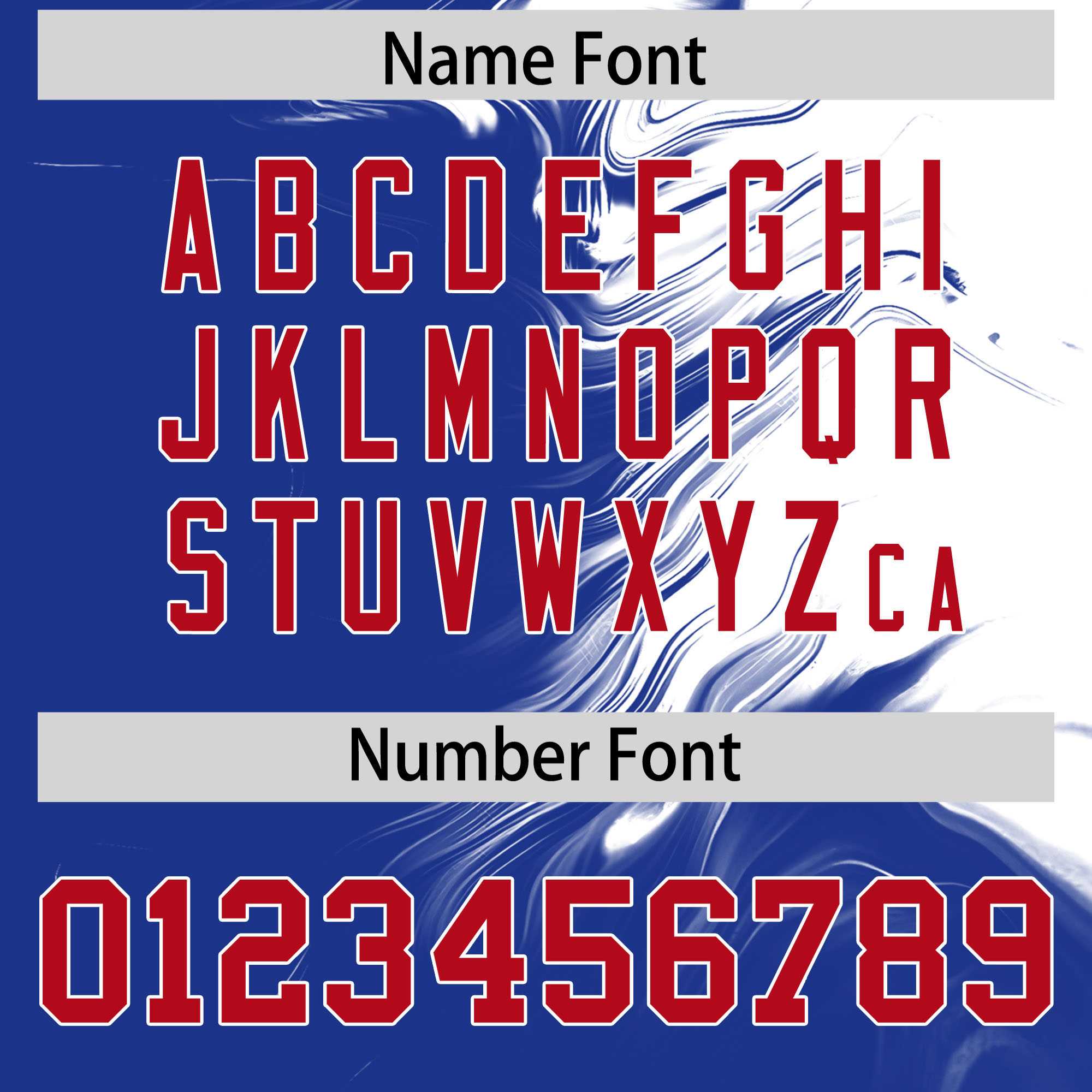 Custom White Royal Personalized Ink Pattern Authentic Baseball Jersey| KXKSHOP