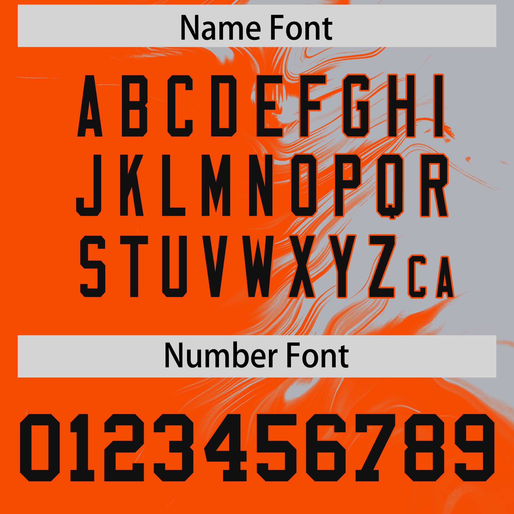 Custom Gray Orange Personalized Ink Pattern Authentic Baseball Jersey| KXKSHOP