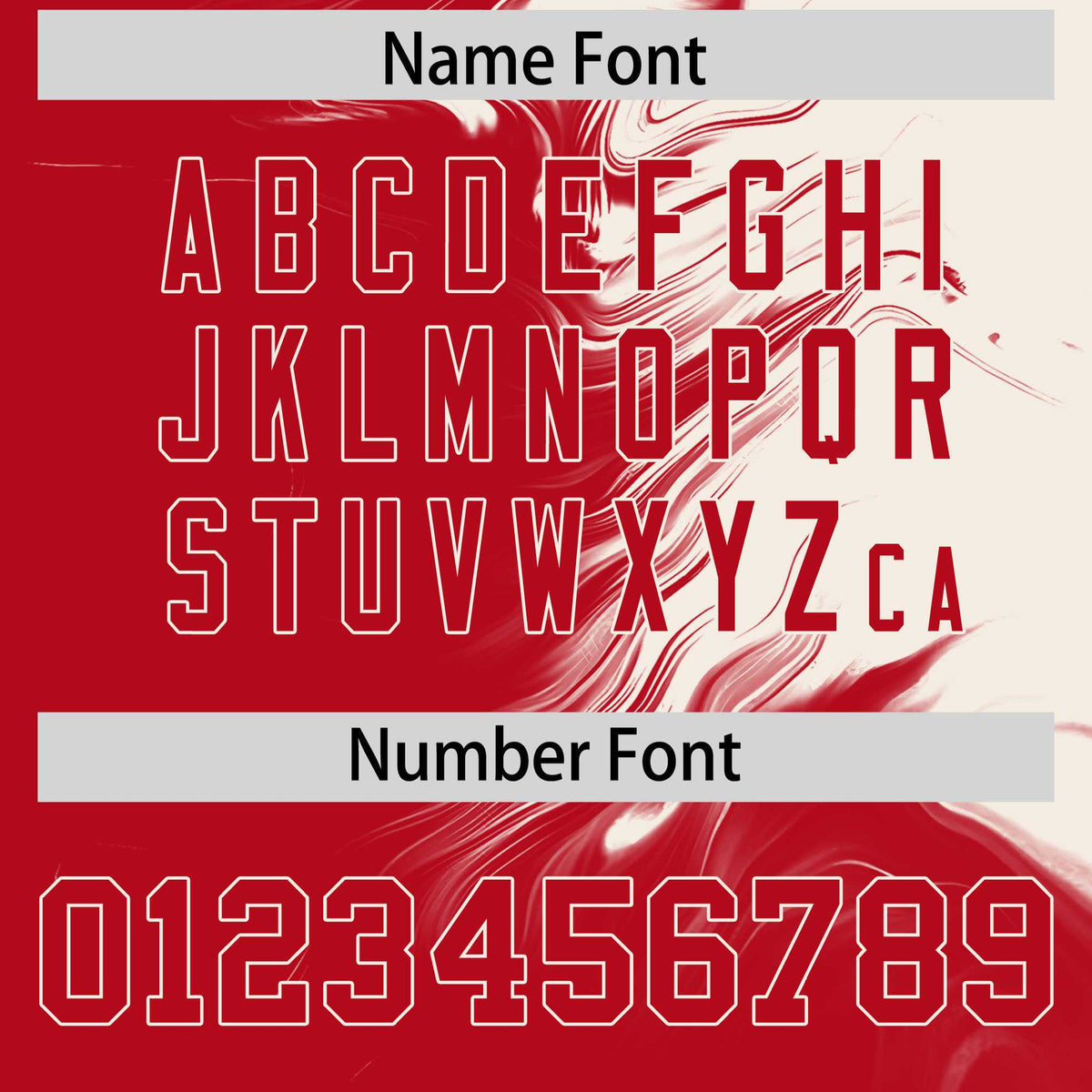 Custom Cream Red Personalized Ink Pattern Authentic Baseball Jersey| KXKSHOP