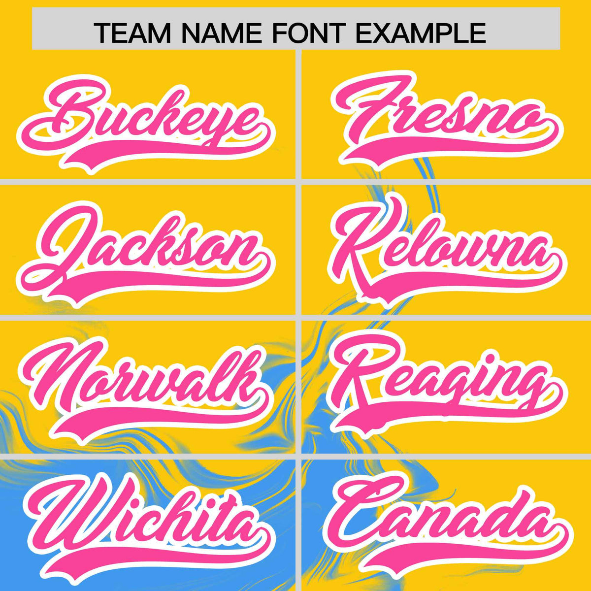 Custom Gold Powder Blue Personalized Ink Pattern Authentic Baseball Jersey| KXKSHOP