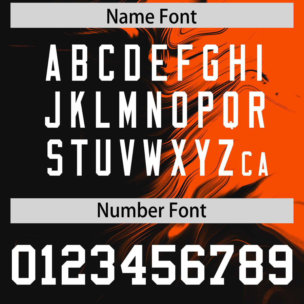 Custom Orange Black Personalized Ink Pattern Authentic Baseball Jersey| KXKSHOP