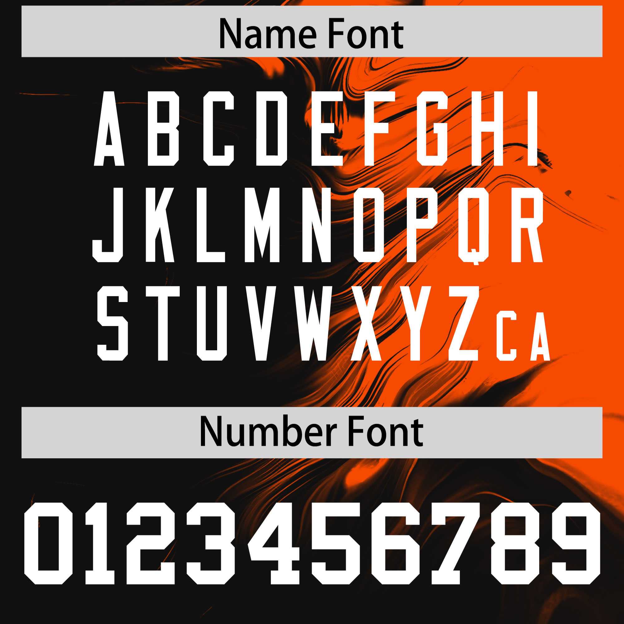 Custom Orange Black Personalized Ink Pattern Authentic Baseball Jersey| KXKSHOP