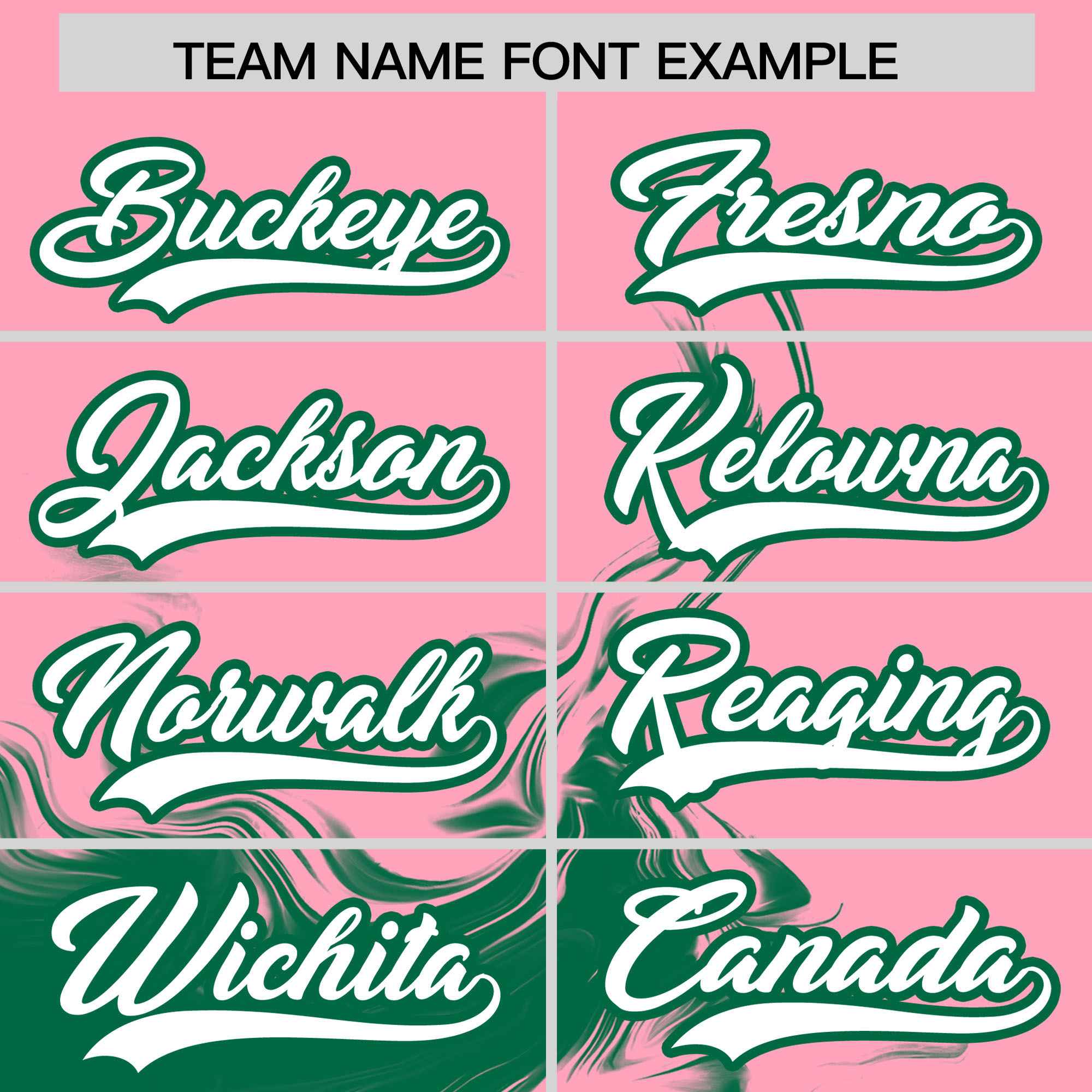 Custom Light Pink Kelly Green Personalized Ink Pattern Authentic Baseball Jersey| KXKSHOP