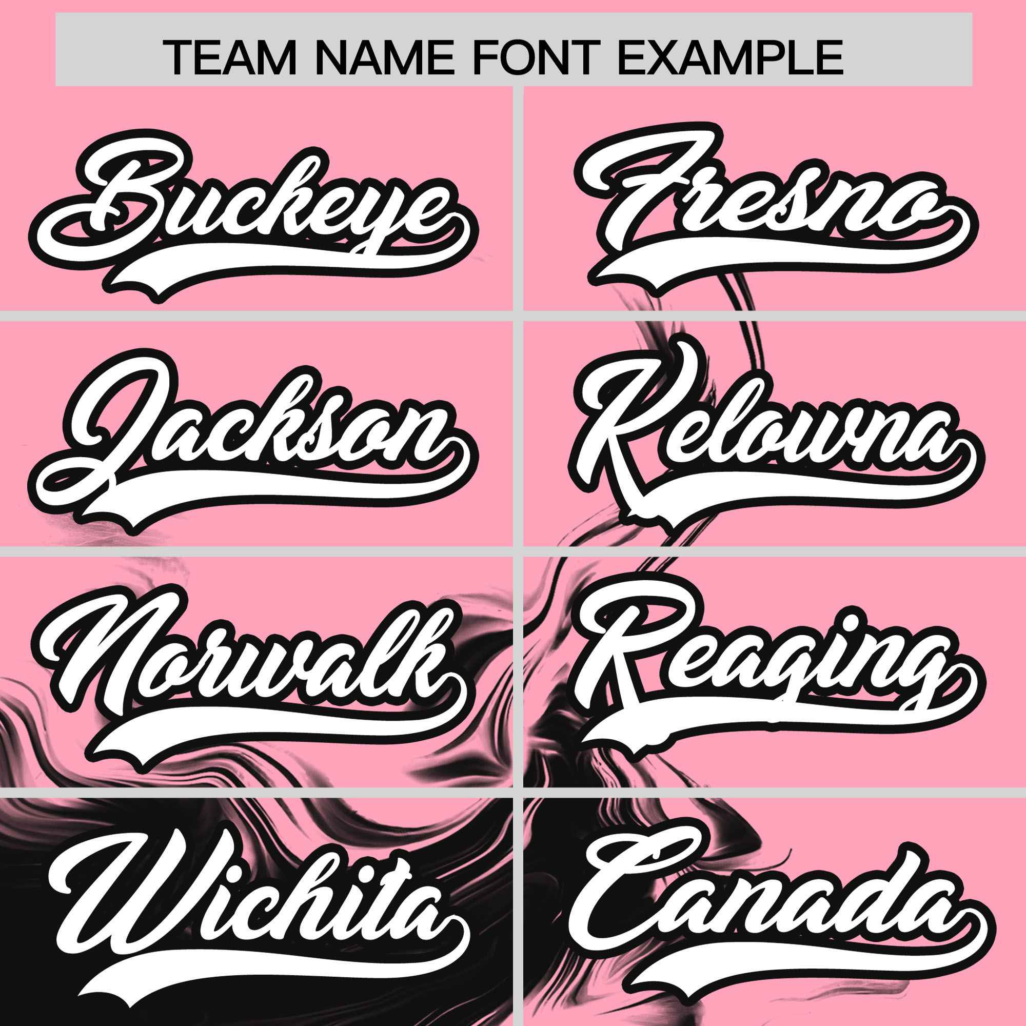 Custom Light Pink Black Personalized Ink Pattern Authentic Baseball Jersey| KXKSHOP