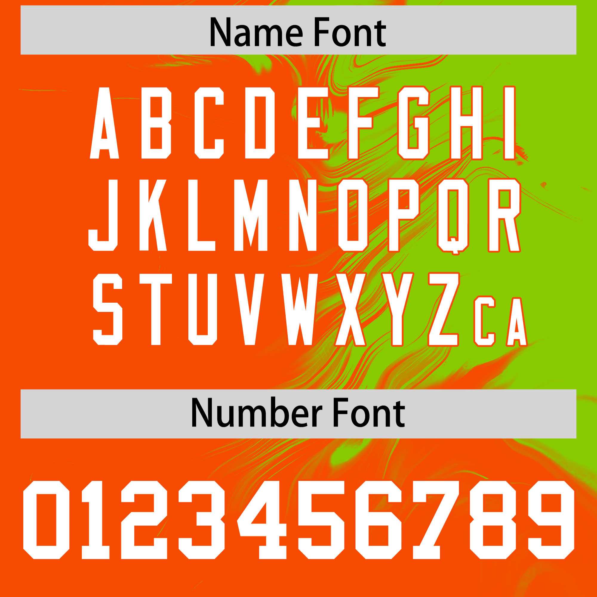 Custom Neon Green Orange Personalized Ink Pattern Authentic Baseball Jersey| KXKSHOP