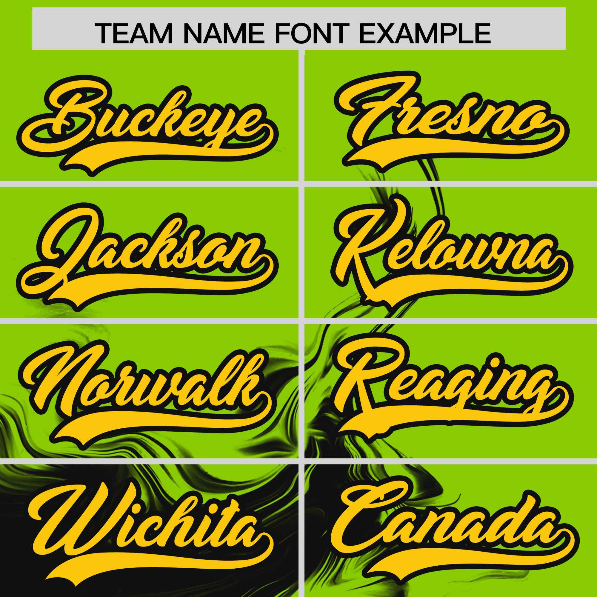 Custom Neon Green Black Personalized Ink Pattern Authentic Baseball Jersey| KXKSHOP