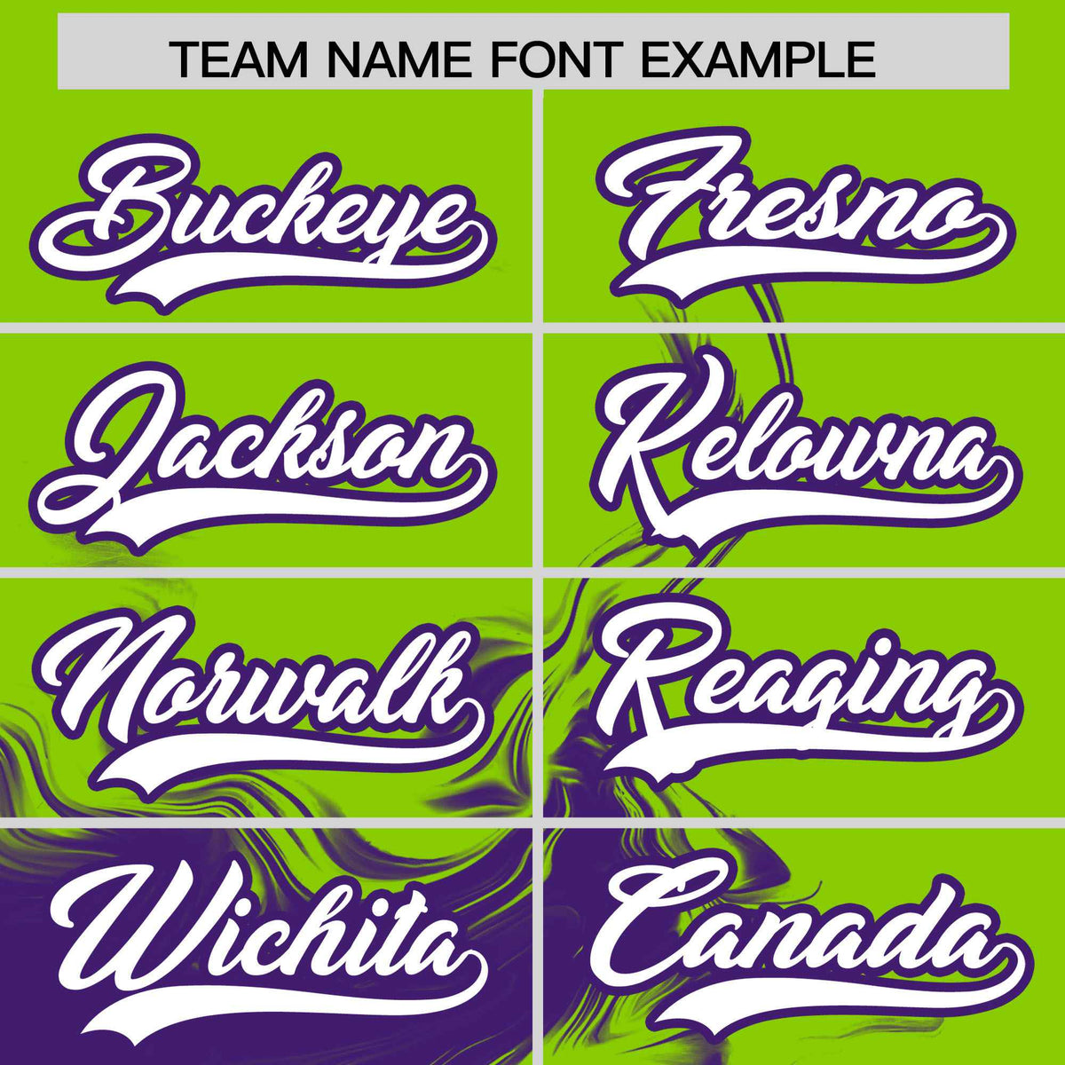 Custom Neon Green Purple Personalized Ink Pattern Authentic Baseball Jersey| KXKSHOP