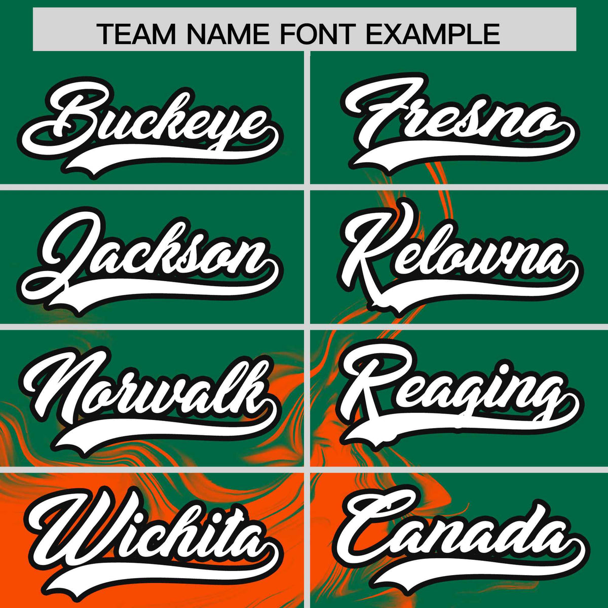 Custom Kelly Green Orange Personalized Ink Pattern Authentic Baseball Jersey| KXKSHOP