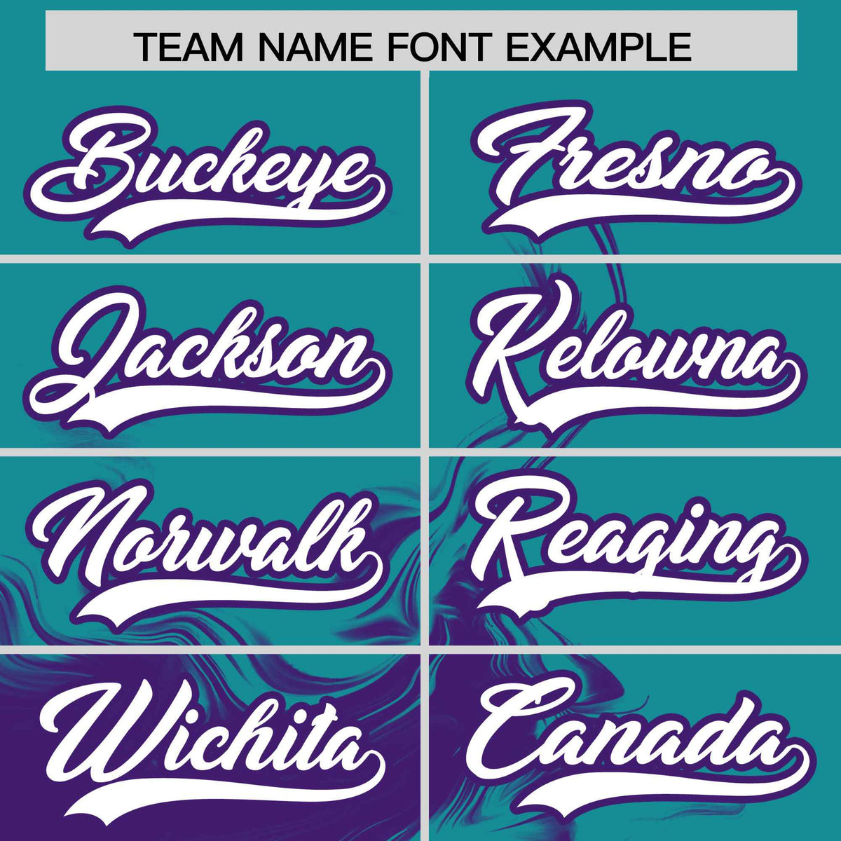 Custom Aqua Purple Personalized Ink Pattern Authentic Baseball Jersey| KXKSHOP