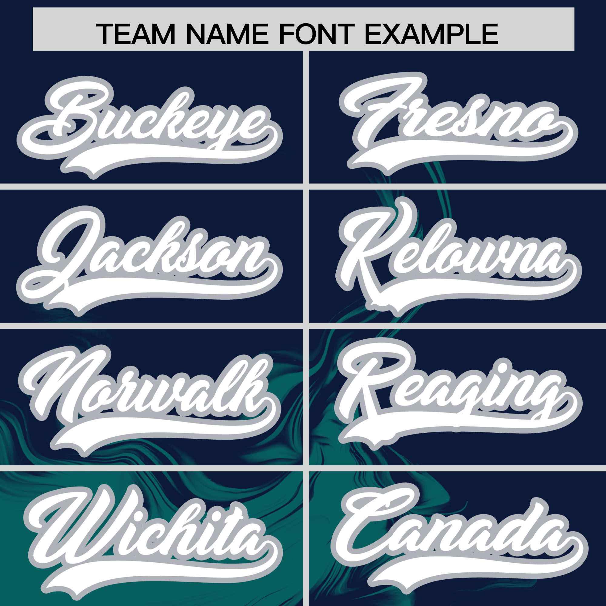 Custom Navy Aqua Personalized Ink Pattern Authentic Baseball Jersey| KXKSHOP