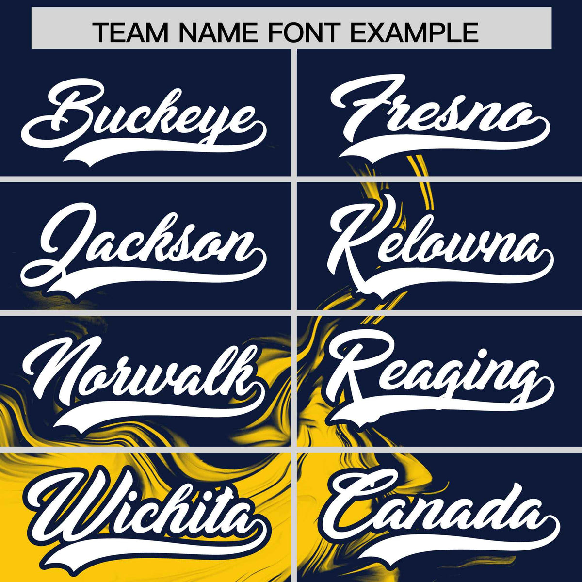 Custom Navy Gold Personalized Ink Pattern Authentic Baseball Jersey| KXKSHOP