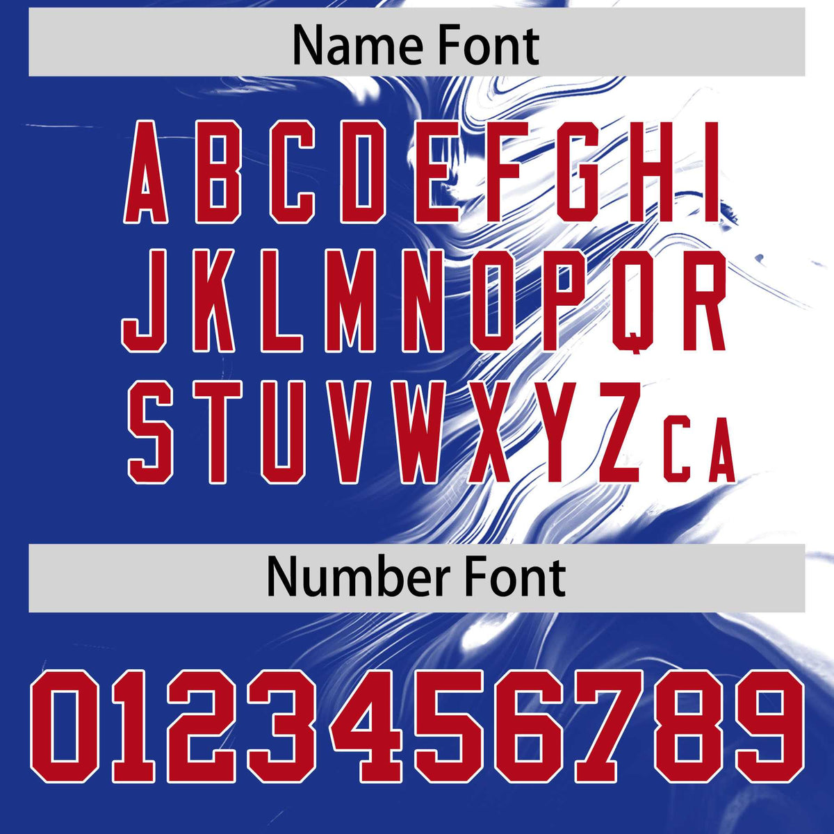 Custom White Royal Personalized Ink Pattern Authentic Baseball Jersey| KXKSHOP