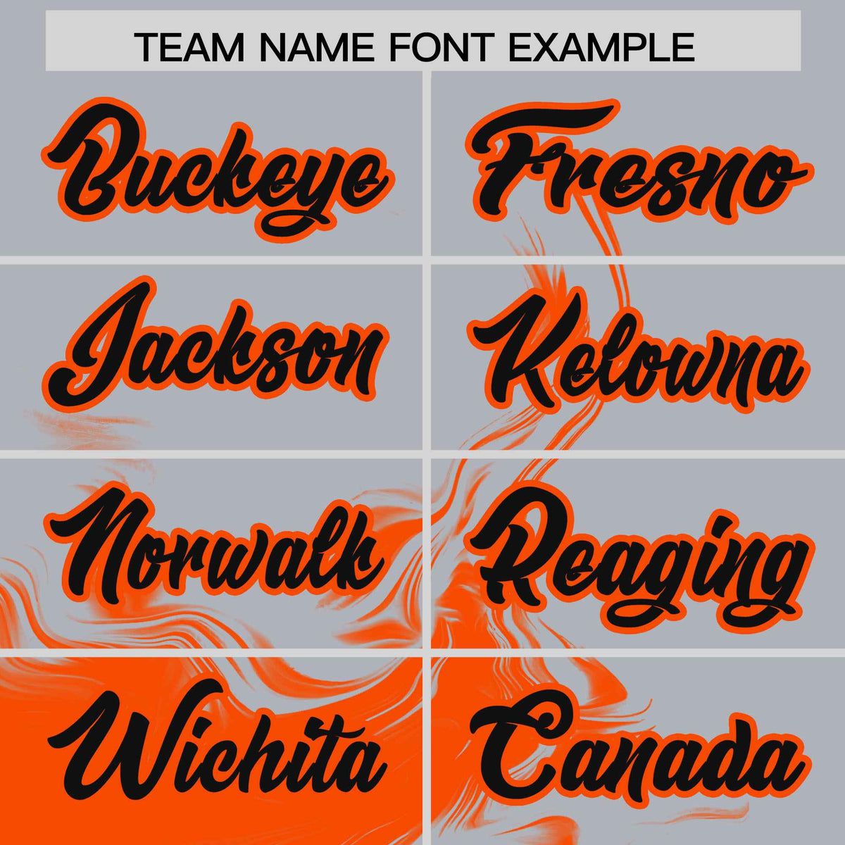 Custom Gray Orange Personalized Ink Pattern Authentic Baseball Jersey| KXKSHOP