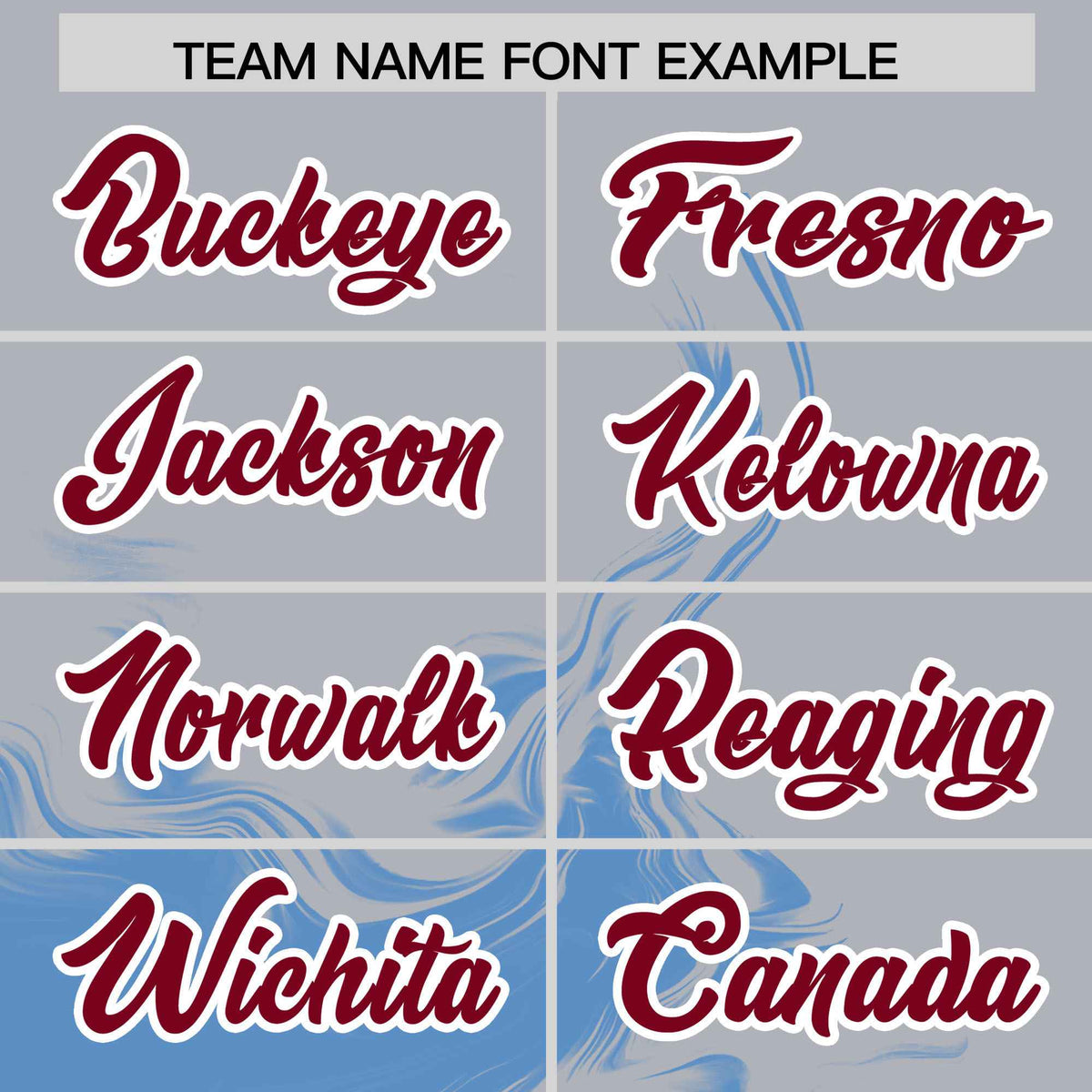 Custom Gray Powder Blue Personalized Ink Pattern Authentic Baseball Jersey| KXKSHOP