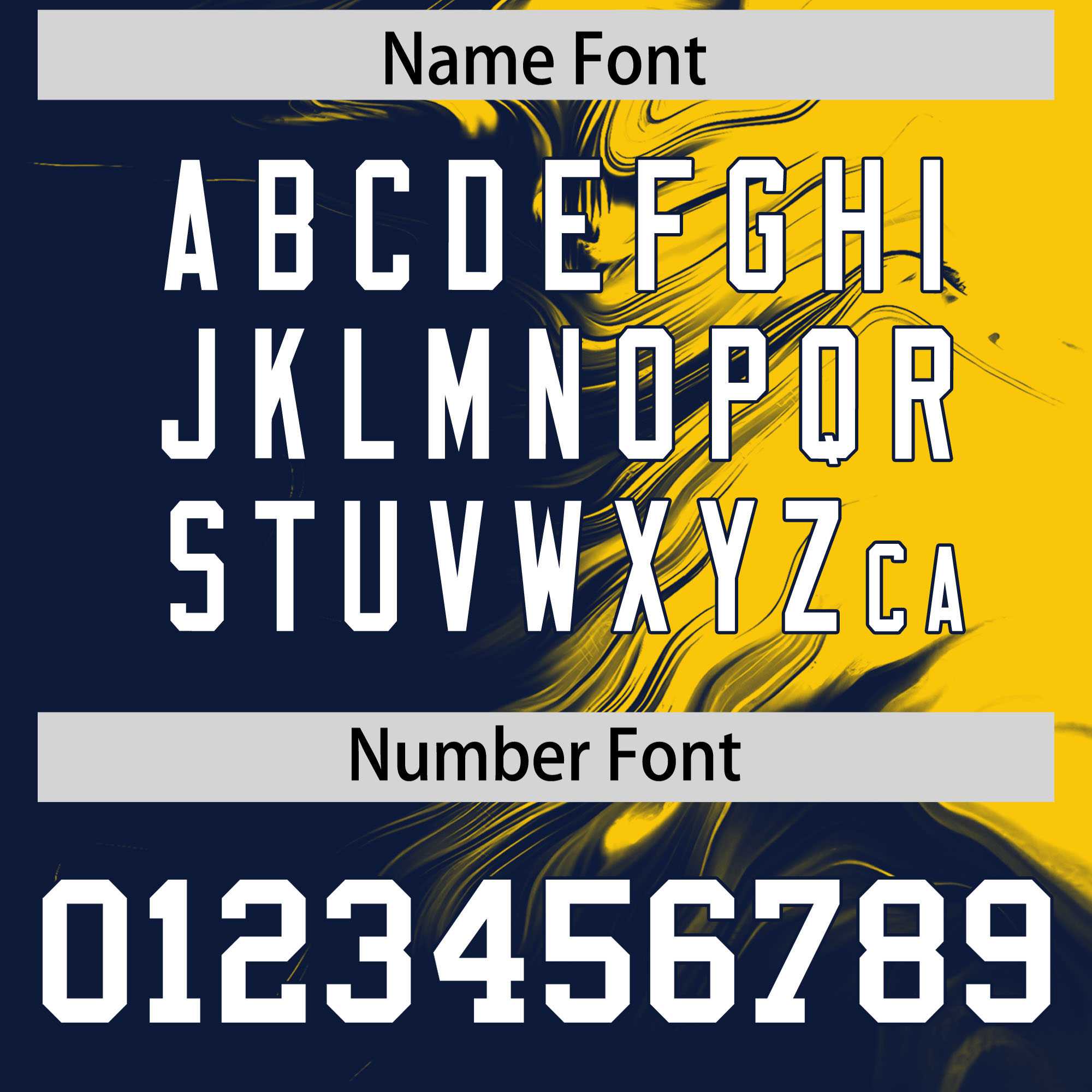 Custom Gold Navy Personalized Ink Pattern Authentic Baseball Jersey| KXKSHOP