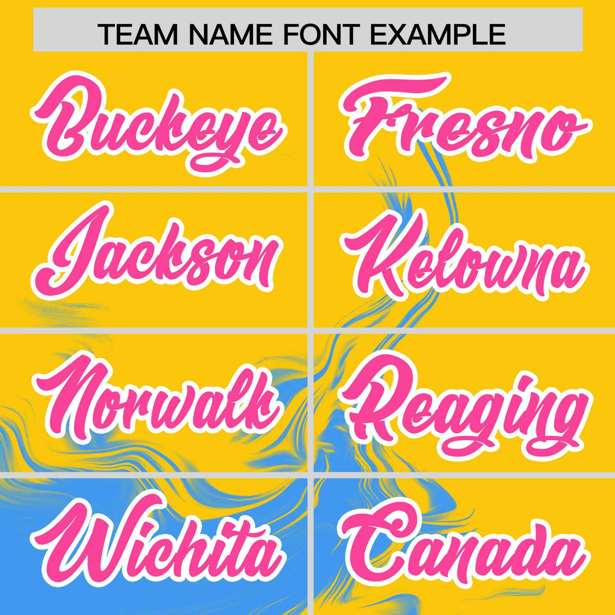 Custom Gold Powder Blue Personalized Ink Pattern Authentic Baseball Jersey| KXKSHOP