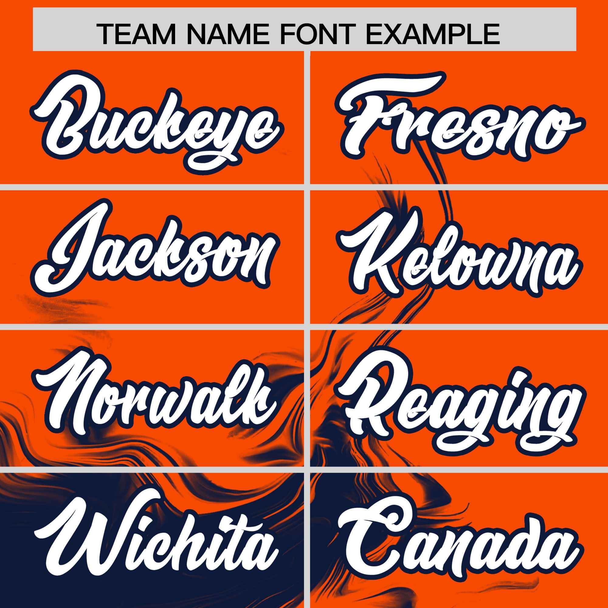 Custom Orange Navy Personalized Ink Pattern Authentic Baseball Jersey| KXKSHOP