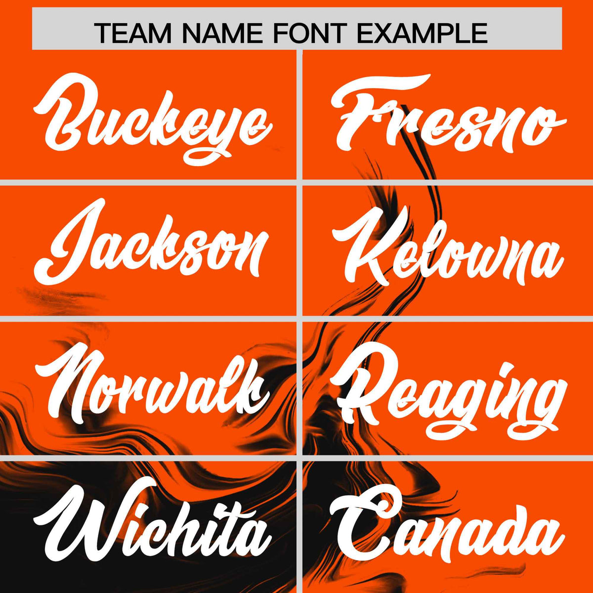 Custom Orange Black Personalized Ink Pattern Authentic Baseball Jersey| KXKSHOP