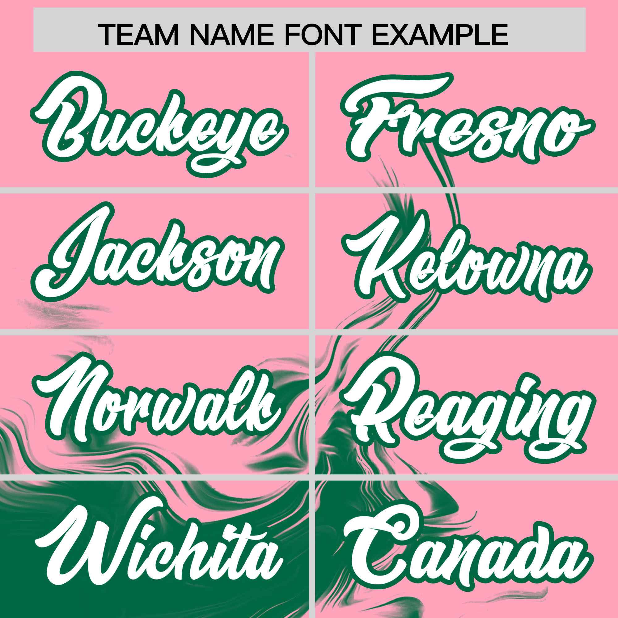 Custom Light Pink Kelly Green Personalized Ink Pattern Authentic Baseball Jersey| KXKSHOP
