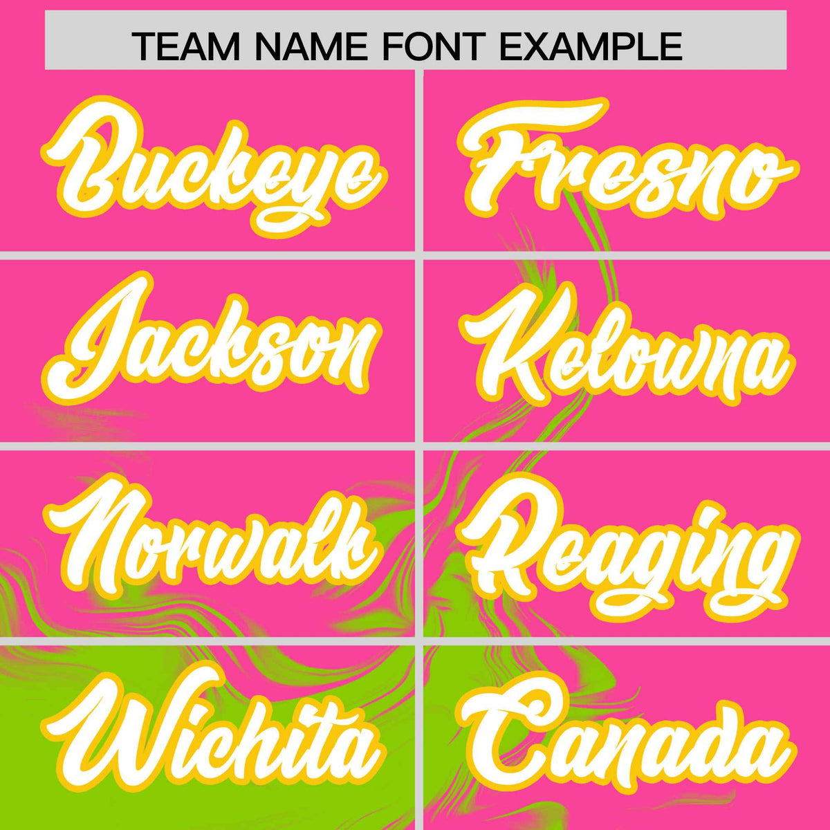 Custom Pink Neon Green Personalized Ink Pattern Authentic Baseball Jersey| KXKSHOP