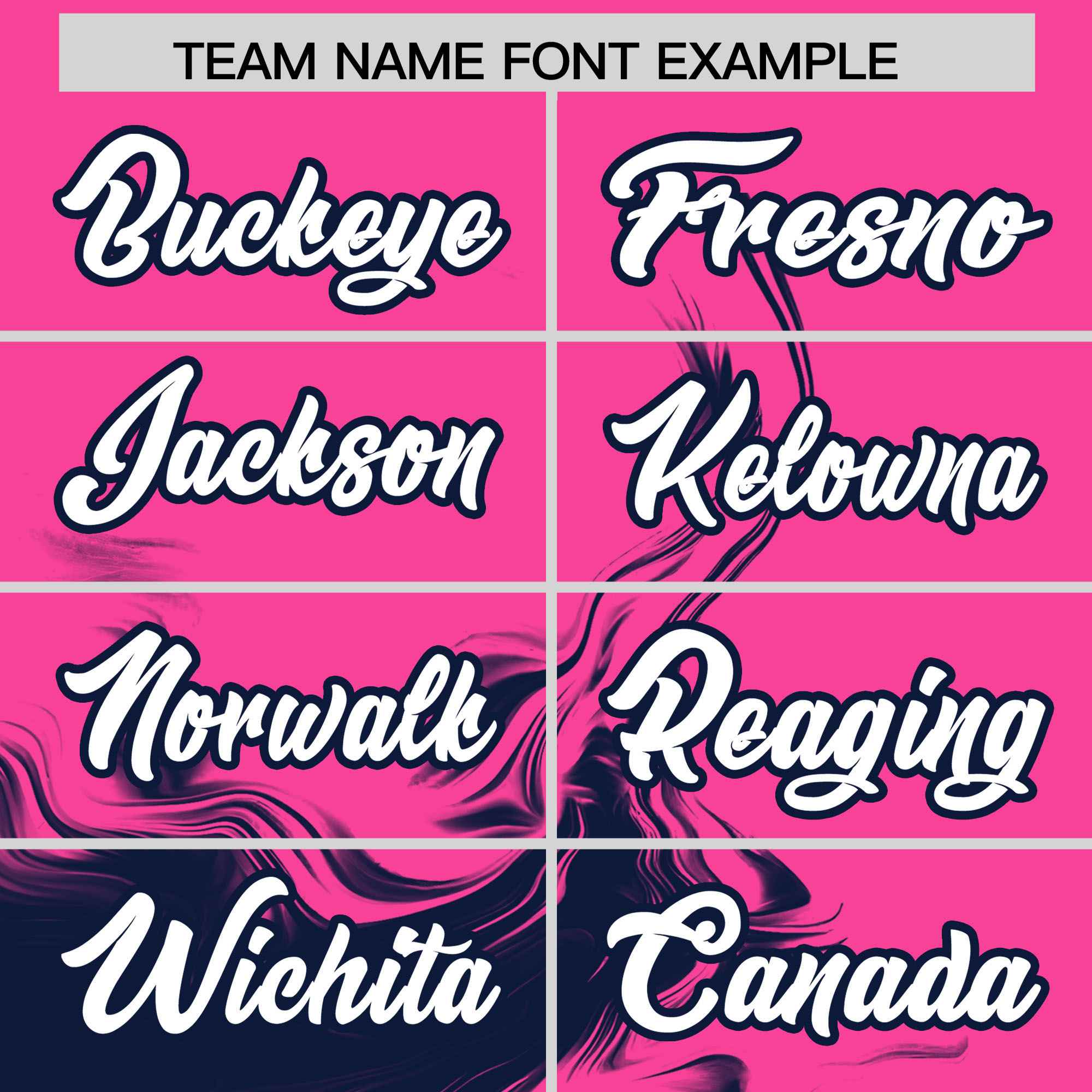 Custom Pink Navy Personalized Ink Pattern Authentic Baseball Jersey| KXKSHOP