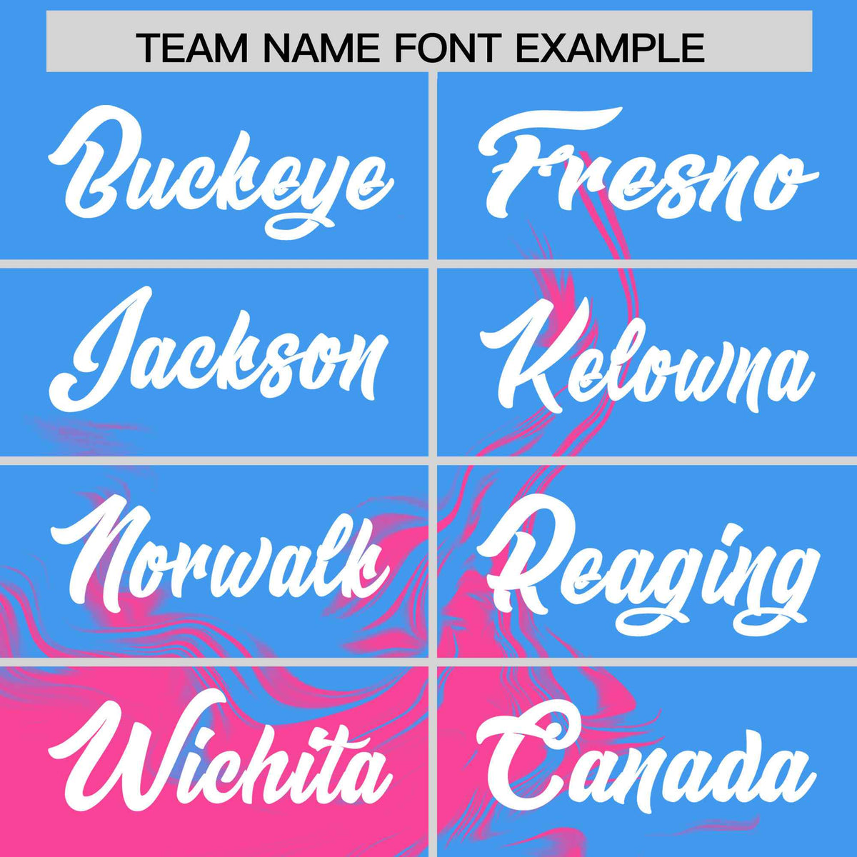 Custom Powder Blue Pink Personalized Ink Pattern Authentic Baseball Jersey| KXKSHOP