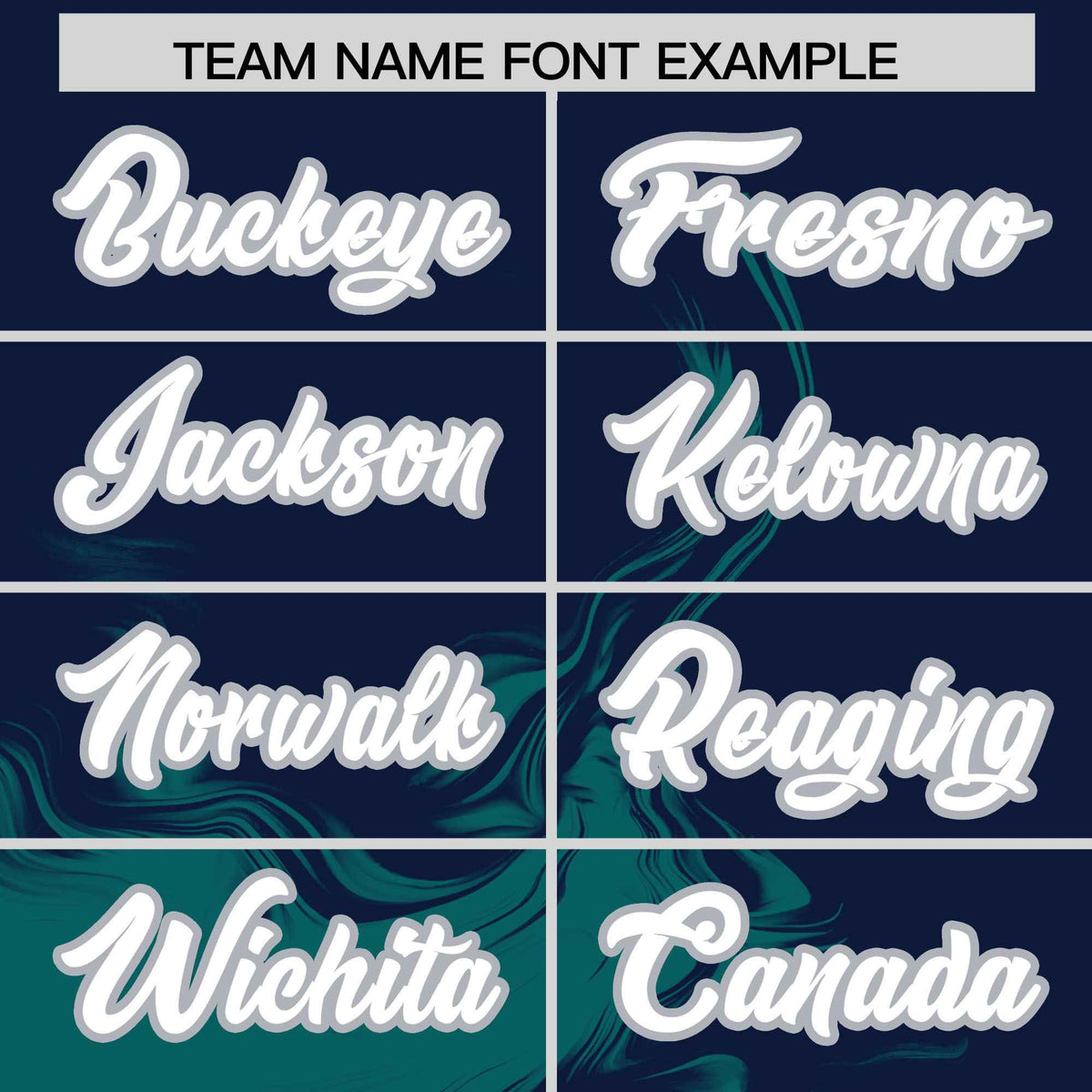 Custom Navy Aqua Personalized Ink Pattern Authentic Baseball Jersey| KXKSHOP