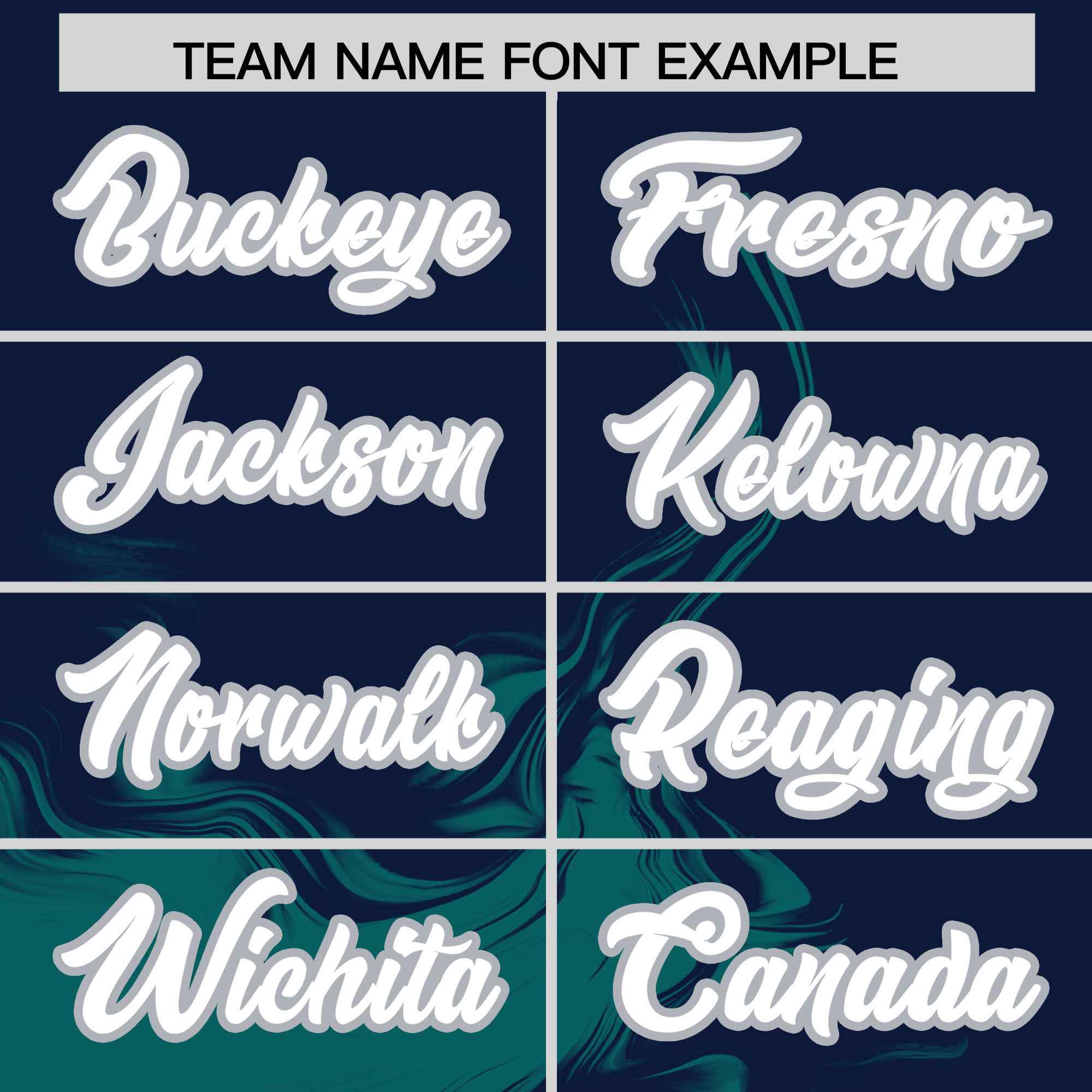 Custom Navy Aqua Personalized Ink Pattern Authentic Baseball Jersey| KXKSHOP
