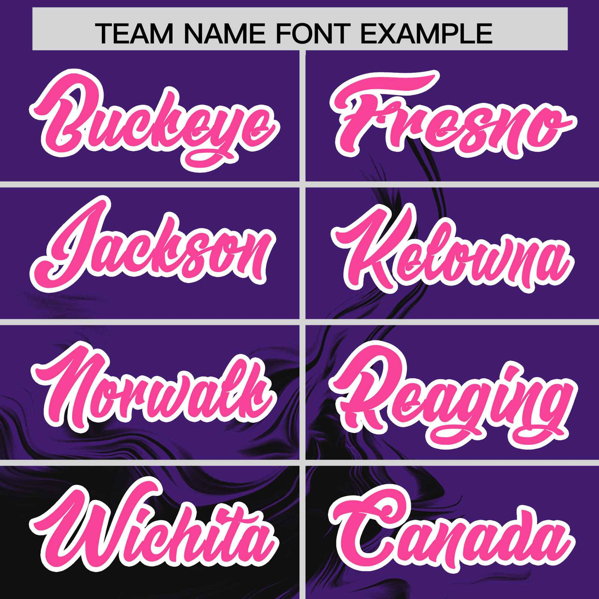 Custom Purple Black Personalized Ink Pattern Authentic Baseball Jersey| KXKSHOP